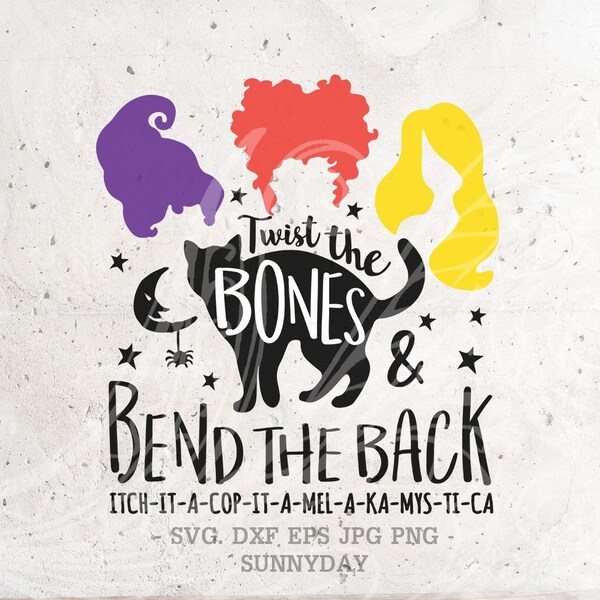 Twist the Bone and Bend the Back - Etsy