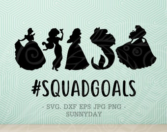 Download Squad goals svg | Etsy