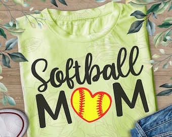 Softball Mom Svg,Softball Svg File,DXF Silhouette Print,Sticker,Cricut,cut files,T shirt Design,Game Day svg,Softball Mom Shirt,Biggest Fan