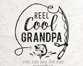 Download Grandpa fishing svg | Etsy