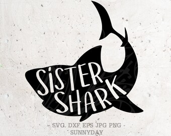 Download Daddy Shark Svg File DXF Silhouette Print Vinyl Cricut ...