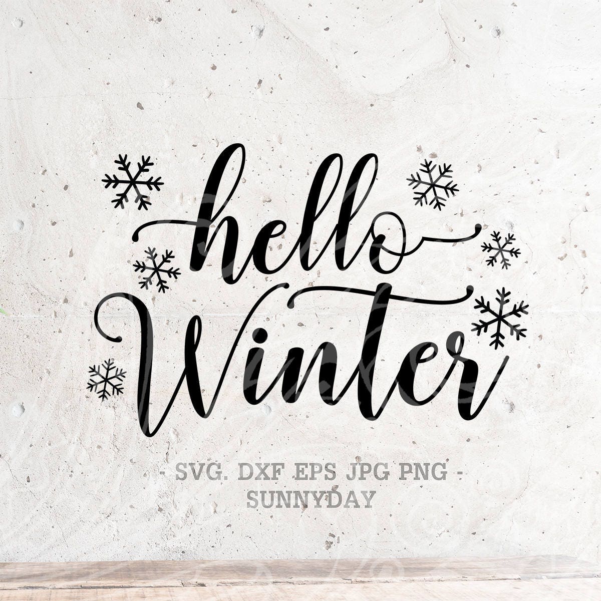 Hello Winter Vibes Sticker for Sale by swietenia