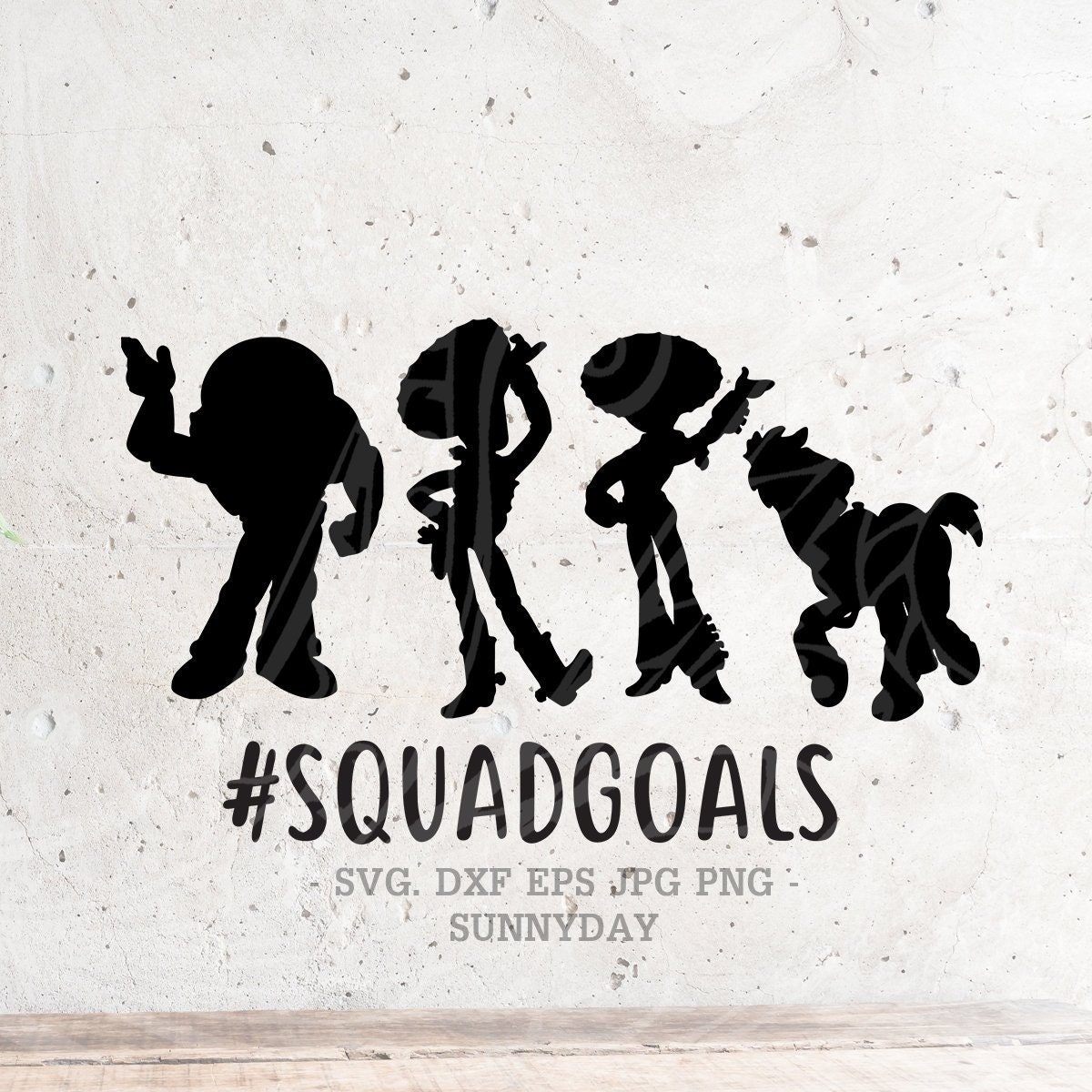 Squadgoals SVG Disney Squad Goals Svg File DXF Silhouette | Etsy Canada