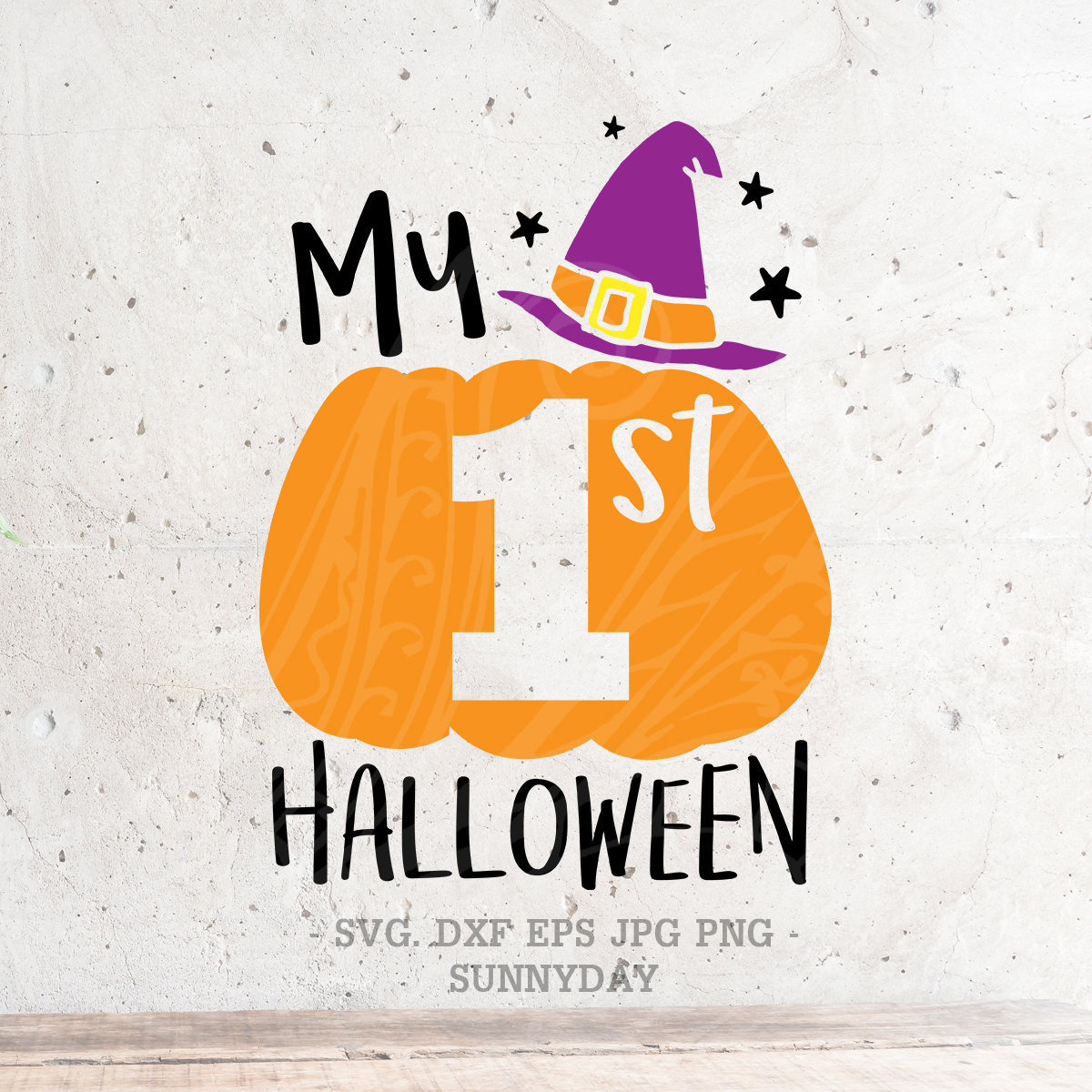 My First Halloween svg 1 st Halloween SVG File DXF Silhouette | Etsy