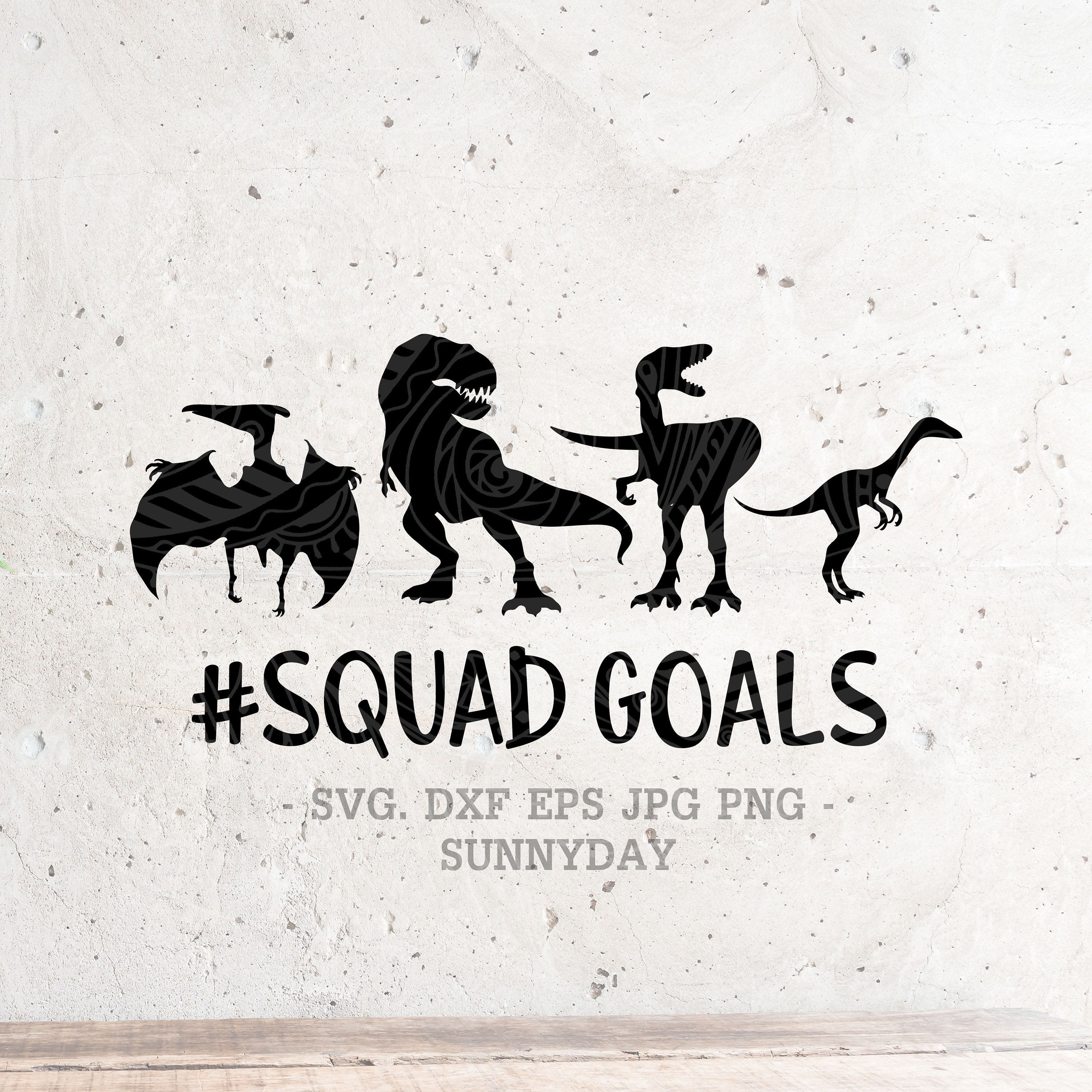 Dinosaur Svg Dinosaur squad goals Svg File DXF Silhouette | Etsy