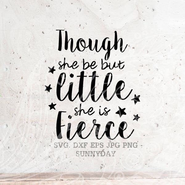 She is Fierce Decal - Etsy