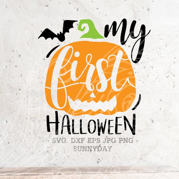 My 1st Halloween Svg File Dxf Silhouette Print Vinyl Cricut Etsy