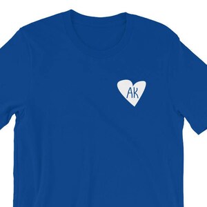 My Heart Is In Alaska T-Shirt, My Heart Belongs To AK Hometown State Shirt, I Love My Alaska Homeland Tee Shirt, AK Love Souvenir Gift