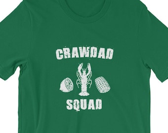 Crawdad T Shirt, Crawdad Squad, Cray Fish, Funny Crawfish, Freshwater Lobster, Crawdad Shellfish, Crawdads TShirt, Shellfish Boil