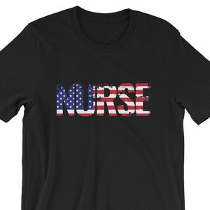 American Nurse Shirt, American Flag, Rn, LPN, CNA, Nurse T Shirt, Patriotic, Nursing Gift, USA, Mothers Day, Gift For Nurse