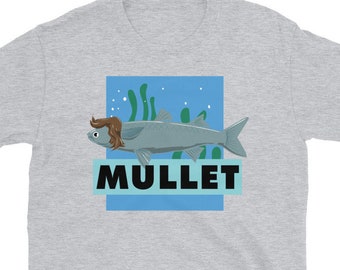 Mullet Fish With Greatest 80s Mullet Hair T-shirt