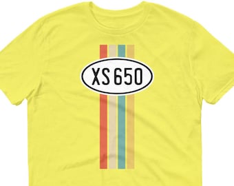 XS650 T Shirt, Retro Old Style Cafe Racer, Motorcycle Bobber Tee Shirt, XS-650 Shirt