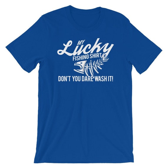 Lucky Fishing Shirt, Funny Fishing Shirt, Ocean Fishing, Saltwater
