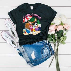 Club Corgi T-Shirt, Cute Funny Corgi Tee Shirt, Gift Idea for Corgi Dog Loving Owner, Corgi Gift, Corgi Shirt, Corgi TShirt