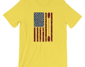 Camisa de bandera americana de Kayak, camisa de kayak de EE.UU., camisa de kayak americana, camiseta de kayak, kayak patriótico americano, camisa de kayak, TShirt kayak