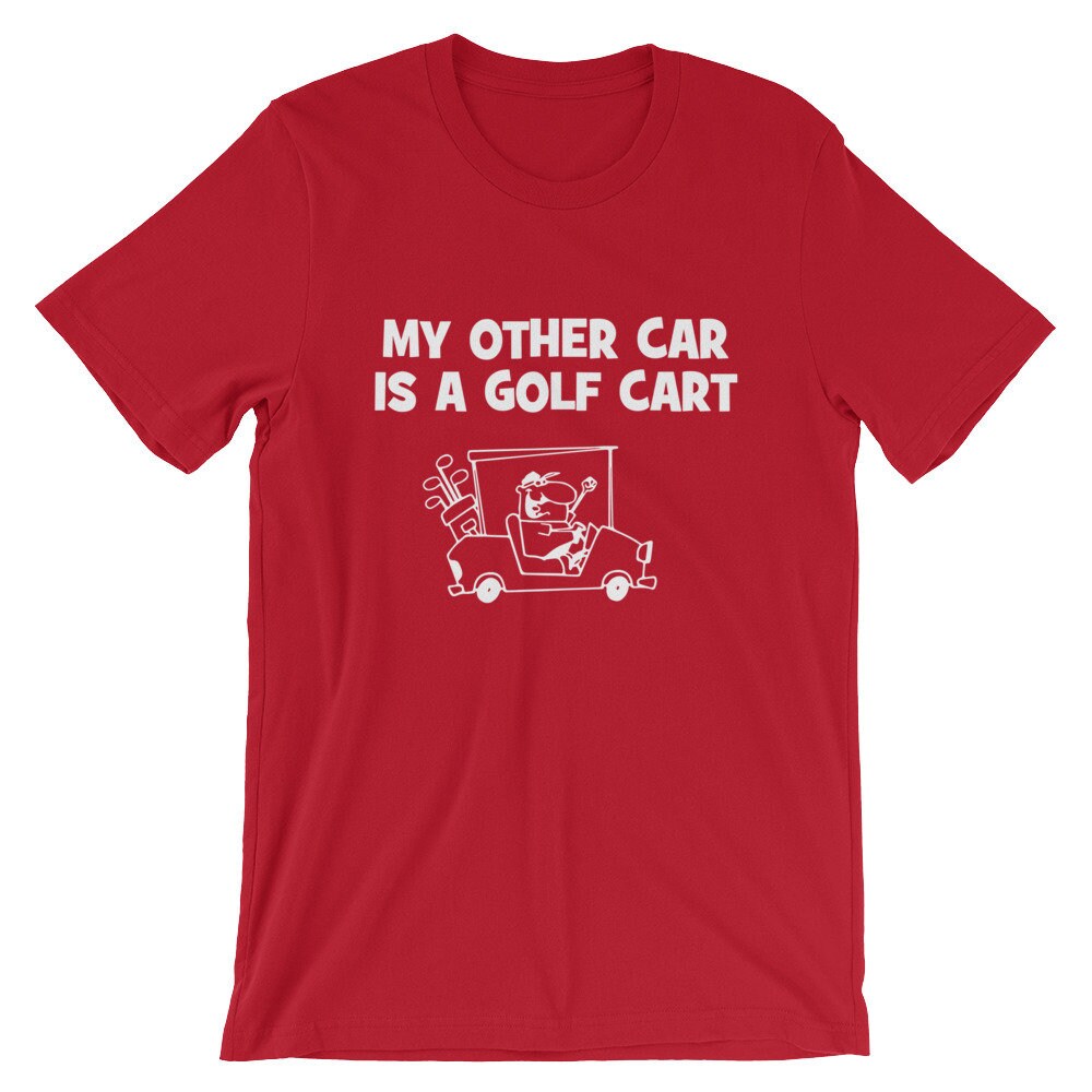 Golf Cart Tshirt Car Golf Cart Shirt Golfer Car Shirt Etsy UK