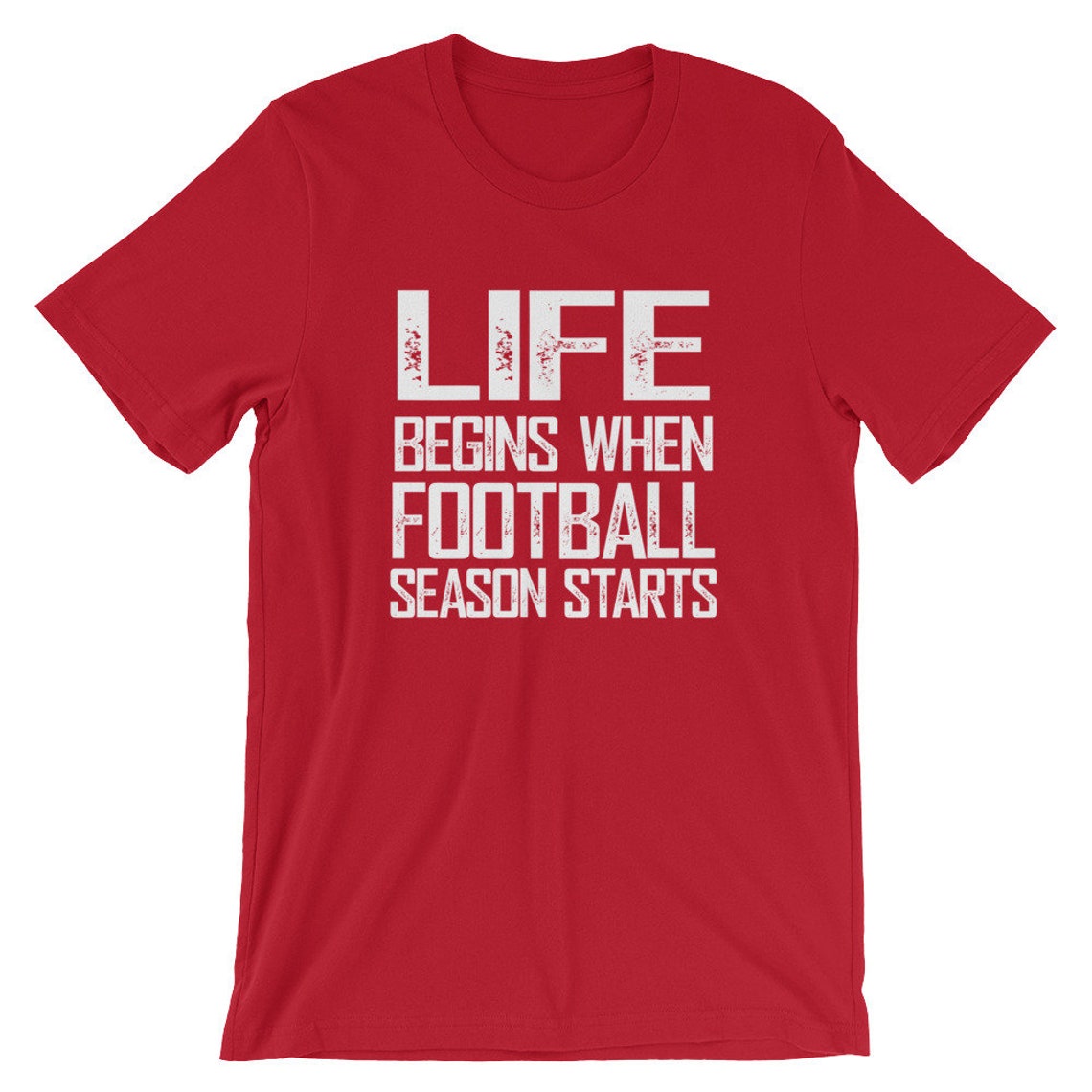 Life Begins When Football Season Starts Football Fans Etsy