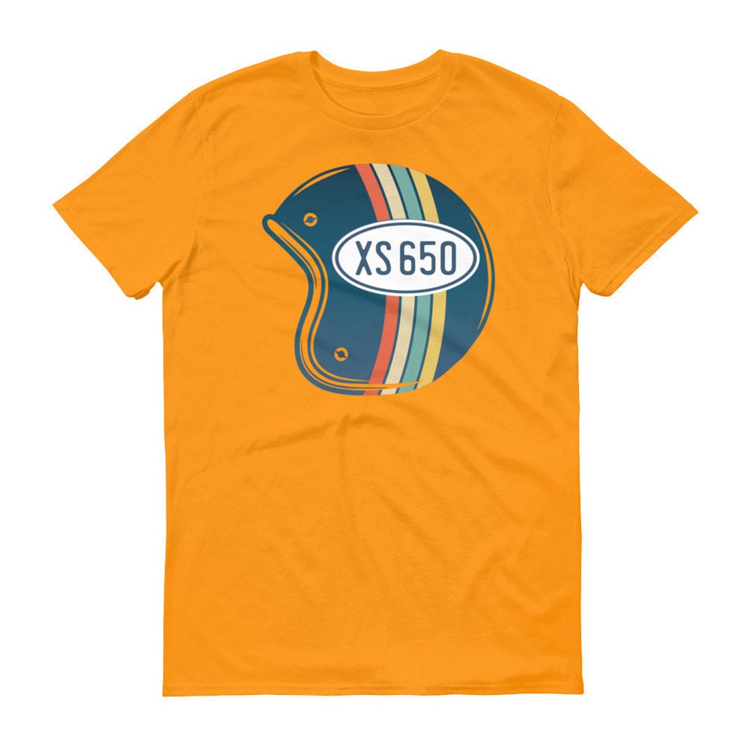 XS650 Retro Old Style Helmet Shirt XS650 Shirt XS 650 Etsy