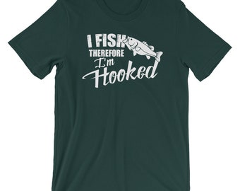Grande bocca basso pesca camicia, io pesce quindi sono agganciato, divertente pesca basso, amo la pesca basso, basso pescatore tshirt, regalo pescatore