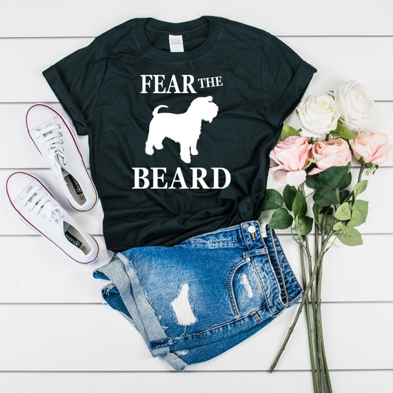Funny Fear The Beard T-Shirt Schnauzer Dog Lovers Gift Funny Fear The Beard T-Shirt Schnauzer Dog Lovers Gift