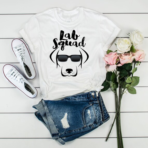 Labrador T Shirt Gift, Black Lab Yellow Lab Love Squad Shirt Labrador T Shirt Gift, Black Lab Yellow Lab Love Squad Shirt
