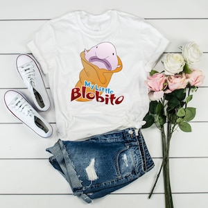 Blobfish Burrito My Little Blobito T-Shirt, Fish Lover Shirt, Funny Blob Fish in a Burritos Tee Shirt Gift For Him or Her Fish Lover