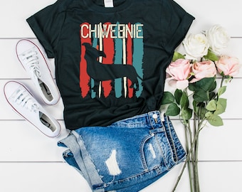 Camiseta Chiweenie, Chiweenie vintage, Chiweenie retrô, camisa fofa para cachorro Chiweenie, camiseta Chiweenie, presente Chiweenie