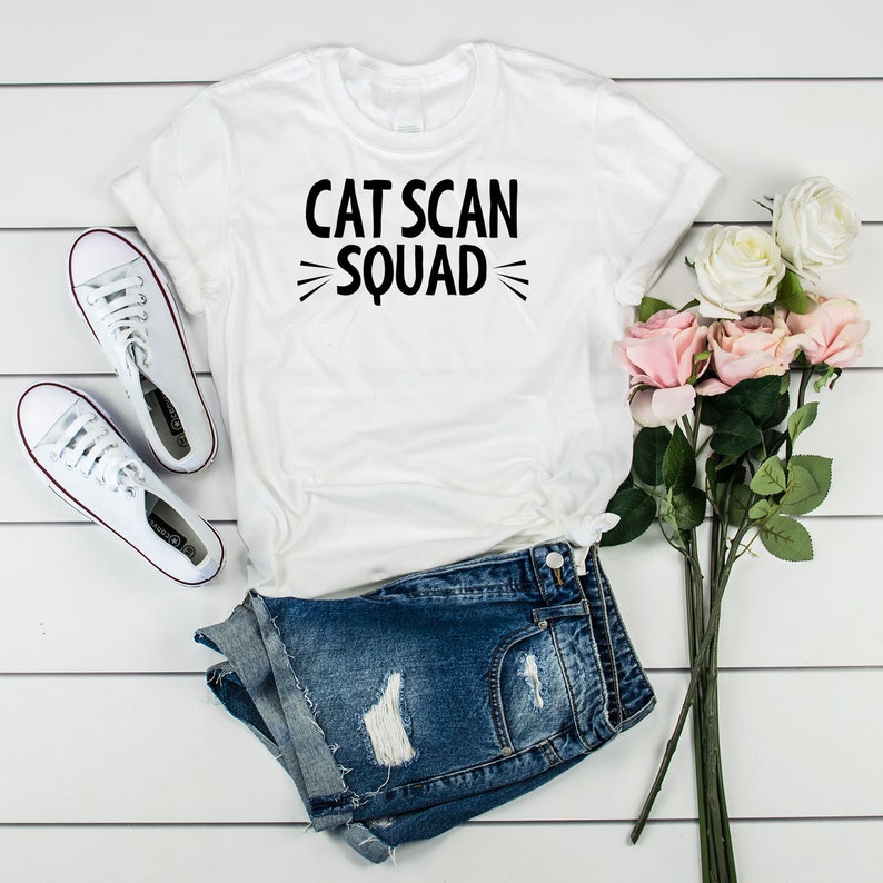 Cat Scan Shirt Cat Whisker Squad Tee Shirt CT Tech Gift Cat Etsy