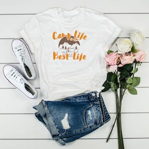 Camping Shirt, Camp Life Is The Best Life, Funny Camping Tees, Camping Life, Camping Lover, Camper&#39;s TShirt, Camper&#39;s Gift