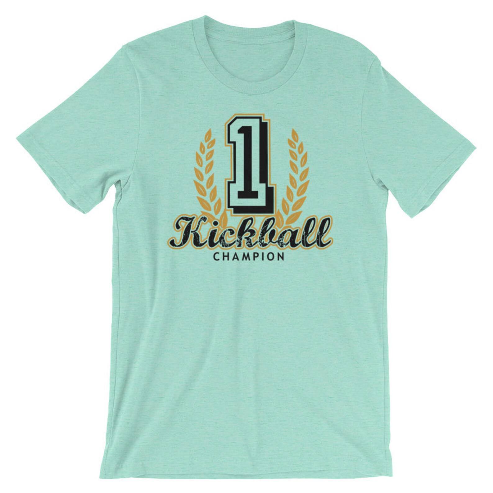 Kick Ball Champion No. 1 Kickball Player Champion Tee Shirt Etsy
