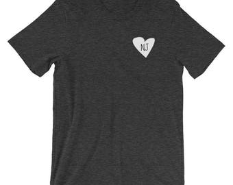 ◆THE MUSEUM VISITOR◆ HEART PRINTED ART JERSEY TSHIRTS BLAC HEART PRINTED ART JERSEY T-SHIRTS (BLACK) : THE MUSEUM VISITOR