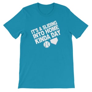 Baseball Mom Shirt, Sliding Into Home Kinda Day, Baseball Home Plate, Game Day, Baseball Dad TShirt, Baseball Gift, Home Run, Nailed It