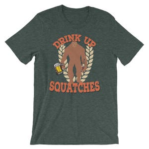 Bigfoot Beer, Sasquatch Drinking Beer, Sasquatch TShirt, Beer Drinking Bigfoot, Drunk Bigfoot, Beer Brewer Gift, Fathers Day Beer Gift