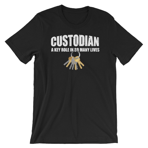 Fun Custodian Keys T Shirt, Janitor Appreciation Gift Fun Custodian Keys T Shirt, Janitor Appreciation Gift