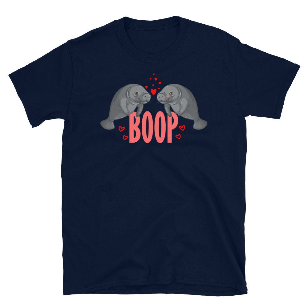 Cute Manatee Kiss Boop Florida Sea Cow Girl Gift, Manatee T-shirt, Manatee  Lover, Manatees Conservation - Etsy