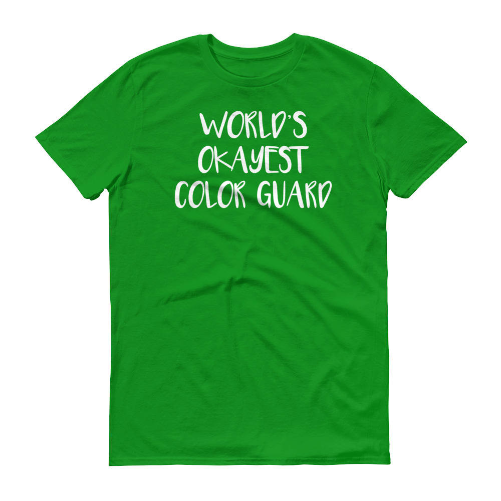 Funny Color Guard T-shirt, World's Okayest Color Guard, Color