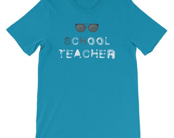 Cool School Teacher, Cool Teacher, Teacher Shades, Funny Teacher TShirt, Teacher T Shirt, Back to School, Gift For Teacher, Teachers Gift