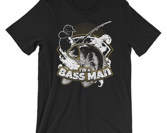 Ich bin ein Bass Mann, Bass Fischer Shirt, großen Mund Bass, Bass Fishin, Largemouth Bass, Bass Fishing T Shirt, Bass Fisherman Geschenk, Liebe Big Bass