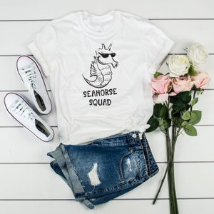 Seahorse Squad, SeaHorse T Shirt, Family Vacation Shirts, Sea Life, Sea Horse, Cute Seahorse TShirt, Seahorse Gift, Seahorse Lover