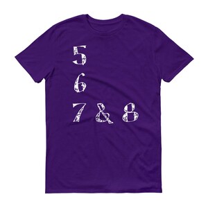 Dance Steps T-Shirt, 5 6 7 and 8 Dancers Step, Dancing Step Shirt, Love to Dance Shirt, TShirt for Dance, Dance Lover Tee Shirt