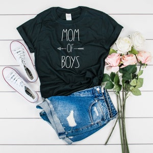 Mom Of Boys Shirt, Proud Mom Of The Boys, Boyish Mama, Mama's Boys, Mom Life, Mother's Day, Motherhood, Mommy's Gift, Boy Mama