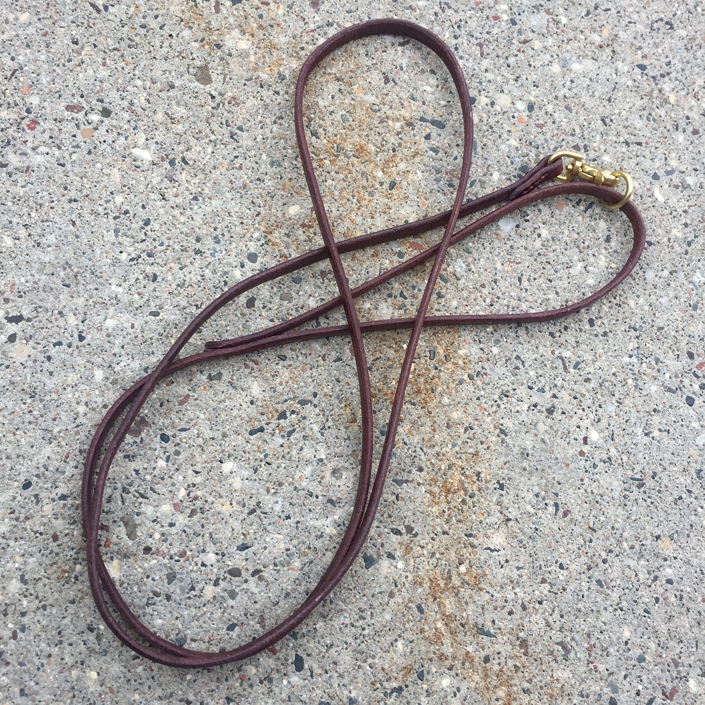 Show Dog Clip Lead Conformation Obedience Leads Thin Leather Etsy