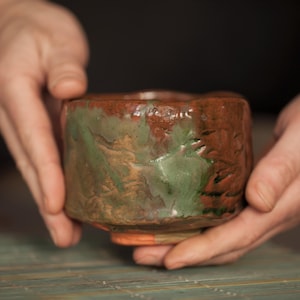 Hand formed Matcha Bowl Chawan Tea Cup Japanese Styled Tea Ceremony