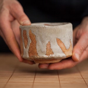 Handmade Ceramic Matcha Chawan: Rustic Tea Bowl