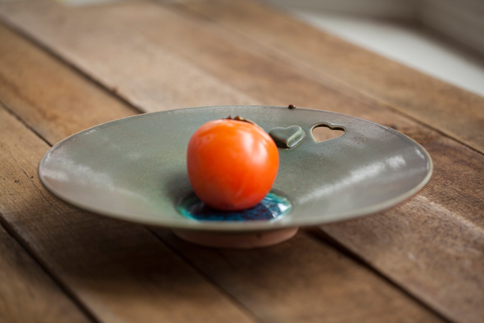 Decorative ceramic plate bowl Wedding gift Valentine's Etsy