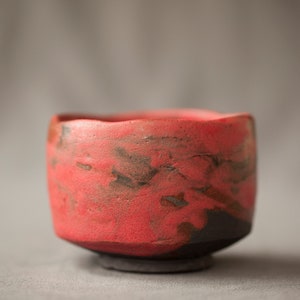 Handmade Stoneware Tea Bowl: Japanese Chawan for Tea Ceremony