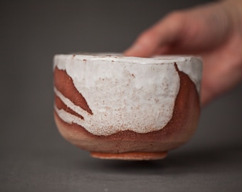 Tea Bowl Cup Handmade Chawan Matcha  Japanese Pottery Ceramic  Ceremony Yunomi