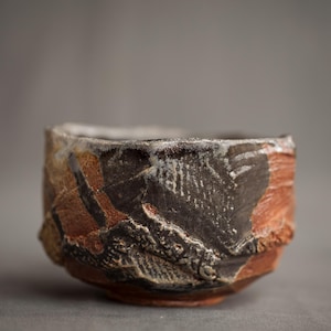 Kurinuki Chawan: Wood-Fired Matcha Tea Bowl, Japanese Tea Ceremony