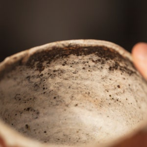 Wood fired Tea Bowl Chawan Matcha Anagama Kiln Hand formed with Chino glaze Japanese Styled Tea Ceremony image 10