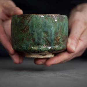 Hand formed Matcha Bowl Chawan Tea Cup Japanese Styled Tea Ceremony
